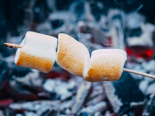 Winter magic with sizzling BBQ marshmallows