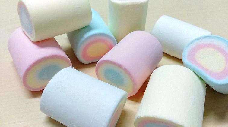 Rainbow circled jumbo (15,5g) marshmallow