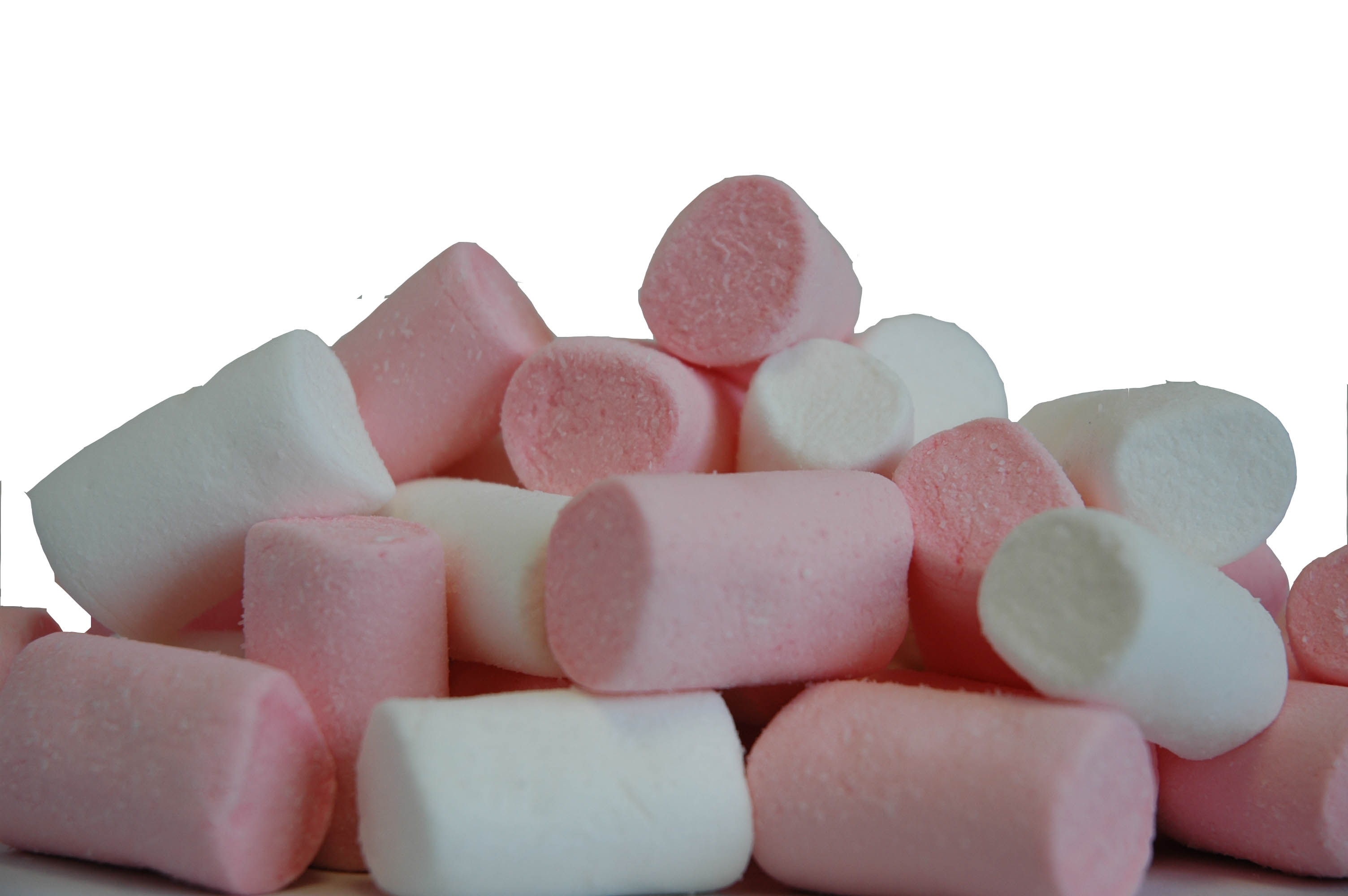 Tubes pink & white (D18/L30mm) marshmallow