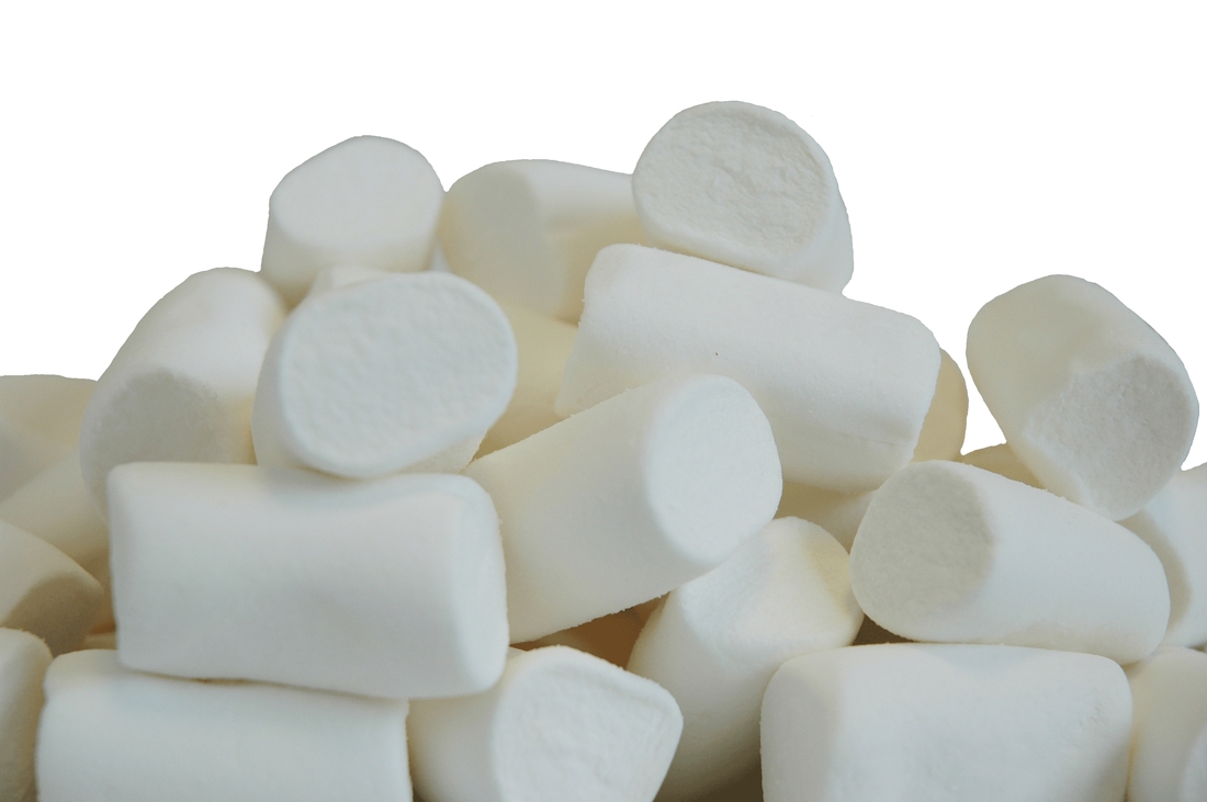 Tubes white (D18/L30mm) marshmallow